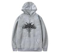 Trconk Kim Dracula Hoodie Men Women Unisex Fashion Pullover Sweatshirts Printed Oversized Long Sleeve Hoodies Streetwear XS~4XL-Grey||XS