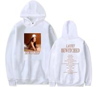 Trconk Laufey Bewitched Tour Merch Hoodie Harajuku Casual Long Sleeve Sweatshirt Men Women Printed Fashion Pullover Hoodies XXS~4XL-White||XXL