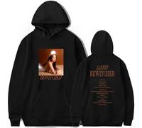 Trconk Laufey Bewitched Tour Merch Hoodie Harajuku Casual Long Sleeve Sweatshirt Men Women Printed Fashion Pullover Hoodies XXS~4XL-Black||L