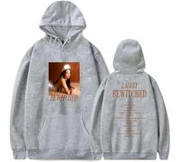 Trconk Laufey Bewitched Tour Merch Hoodie Harajuku Casual Long Sleeve Sweatshirt Men Women Printed Fashion Pullover Hoodies XXS~4XL-Grey||XXL