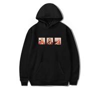 Trconk Sabrina Carpenter Fruitcake Merch Hoodies Women Men Fashion Casual Long Sleeve Pullover Sweatshirts Printed Loose Oversized Hoodies XXS~4XL-Black||M