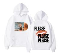 Trconk Sabrina Carpenter Hoodie Printed Fashion Long Sleeves Hoodie Oversized Streetwear Pullover Sweatshirt For Men Women XS~4XL-white||m