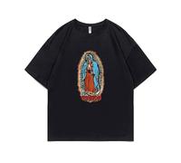 Trconk T-Shirts Rapper Mf Doom Comfortable Print T-Shirts Men's Women's Hip Hop Oversized Short Sleeve Black Cotton Tops XXS~4XL-Black||XXL