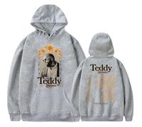 Trconk Teddy Swims 2025 Tour Merch Hoodies Women Men Fashion Casual Pullover Long Sleeve Sweatshirt Printed Oversized Hoodies XS~4XL-Grey||3x_l