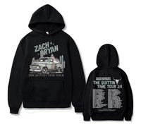 Trconk Zach Bryan Hoodie Men Women Unisex Printed Long Sleeve Sweatshirt Casual Fashion Pullover Hoodie Streetwear XS-4XL-black||x_s