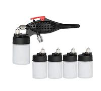 TRDEWR Atomizing Siphon Feed Airbrush 0.3mm Single Action Air Brush Kit For Makeup Body Painting Tattoo Hobby Wide Application