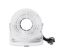 TRDEWR Hand Held Fans Rechargeable USB Silent Fan Desk Cooler For Laptop Notebook Desktop PC Summer Cooling Fan 4 Blades Rotatable USB Mini Fans Socket Portable Multiple Ways of Use(White)