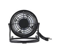 TRDEWR Hand Held Fans Rechargeable USB Silent Fan Desk Cooler For Laptop Notebook Desktop PC Summer Cooling Fan 4 Blades Rotatable USB Mini Fans Socket Portable Multiple Ways of Use(Black)