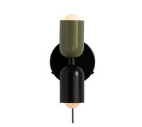 TRDEWR Light Modern Simple Color Macaron Colorful Living Room Dining Bedroom Bedside Wall Lamp Creative Homestay Nordic Eye Protection and Energy Saving(Warm White,A GB)