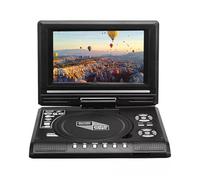 TRDEWR Mini DVD Player 7.8 Inch Desktop Digital Smart TV CD Disc Players Remote Control Portable Travel 270° Rotatable Screen Clear Playback Process