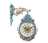 TRDEWR Nordic Design Wall Clock Modern Vintage Double Sided Creative Plastic Digital Mute Living Room Decor Clear Display(46x68cm-02)