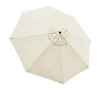 TRDEWR Umbrella Patio Umbrella Canopy Patio Parasol Replacement Canopy Outdoor Replacement Compact Umbrella(Beige,270CM 6Ribs)