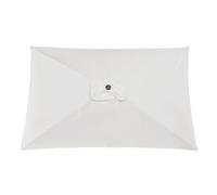 TRDEWR Umbrella Replacement Canopy Canopys Polyester Cloth 200x300CM UV-protected And Breathable Outdoor Garden Rainproof Square Patio Umbrella Compact Umbrella(Beige)