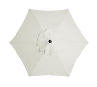 TRDEWR Umbrella Shade Cloth Sunshade Patio Umbrella Replacement Canopy Garden Supplies 6 Bone 300CM Outdoor Compact Umbrella(Beige)