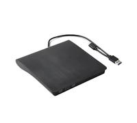 TRDEWR USB 3.0 DVD Recorder External DVD-R DVD-RW Optical Drive Reader Rewriter Player Burner Portable For PC Laptop Clear Playback Process(Type C-USB 3.0)