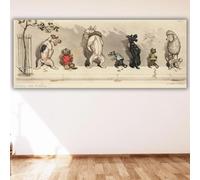 Trdmcfbn Dirty Dogs of Paris Canvas Art, Animals Poster, Canvas Poster Printing, Modern Home Decoration(70x120cm/No frame)