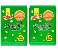 TRDP Mario Pistachio Biscuits 720g | Crunchy, Nutty & Delicious | Perfect Tea-Time Snack | Vegetarian Cookies (Pack of 2)