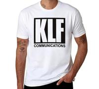 TRdUaNGS The KLF T-Shirt Tops t Shirt Blank t Shirts Short t-Shirt Men's Cotton t-Shirt White XL