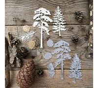 Trdxxx Pine Tree Dies for Card Making Merry Christmas Die Cuts Metal Cutting Dies Tree Embossing Dies for Scrapbooking