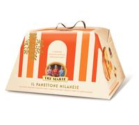 Tre Marie Panettone Classico Holiday Cake, Classic Recipe, 2.2 Pound (1000 grams) ith No Candied Fruit - 2.27 Pound (1030g) Package [ Italian Import ]