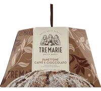 Tre Marie Panettone Panettone Coffee E Cioccolato with Coffee and Pieces Extra Dark Chocolate 930 g