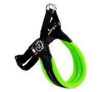 TRE PONTI Easy Fit Mesh Classic Neon Dog Harness, Size 1, Green
