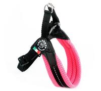TRE PONTI Easy Fit Mesh Classic Neon Dog Harness, Size 3.5, Pink