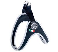 Tre Ponti Fibbia Small Dog Harness, 1 cm, Black