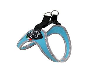 Tre Ponti Fibbia Small Dog Harness, 3.5 cm, Light Blue