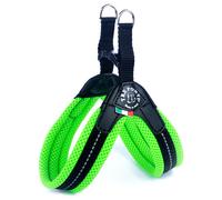 Tre Ponti TF220 Easy Fit Soft Mesh Dog Harness Green With Click Closure