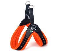 Tre Ponti TF220 Easy Fit Soft Mesh Harness Orange For Dogs Click Closure