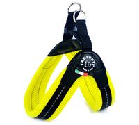Tre Ponti TF220 Easy Fit Soft Mesh Harness Yellow For Dogs With Click Closure