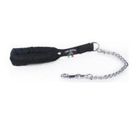 Tre Ponti TP310 Rocky Chain Leash Black/Metal 60Cm For Large Dogs