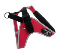 Tre Ponti TP500 Easy Fit Harness Red, Water Resistant, Reflective, M-Dog