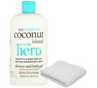 Treacle Moon Shower & Bath Gel (500ml) with Bath Washcloth (Coconut)