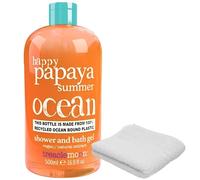 Treacle Moon Shower & Bath Gel (500ml) with Bath Washcloth (Papaya Fruity Ocean)