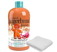Treacle Moon Shower & Bath Gel (500ml) with Bath Washcloth (Spiced Gingerbread)