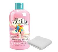 Treacle Moon Shower & Bath Gel (500ml) with Bath Washcloth (Vanilla)