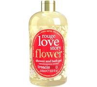 Treaclemoon Rouge Love Story Shower & Bath Gel 500ml - with Natural Jasmine Fragrance - Luxurious and Fragrant Cleanser for a Romantic Bath Experience