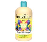 Treaclemoon Sunny Brazilian Love Vegan Shower and Bath Gel 1 x 470ml | Warm tropical scented body wash with guarana extract and glycerin, rich creamy lather, paraben free, for all skin types