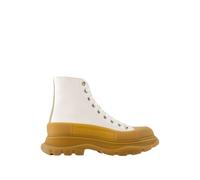 Tread Ankle Boots - female - Alexander McQueen - Lace-up Boots - Beige - 2 UK - Shoes 2 UK