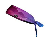 TREAD BANDS TreadBands All Terrain Tieback Non Slip Headband - Designs (Rainbow Blocks)