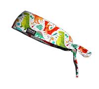 TREAD BANDS TreadBands All Terrain Tieback Non Slip Headband - Designs. to Stay in Place, Keeps Sweat Out of Your Eyes, Patented Grip Technology. (Design Prehistoric)