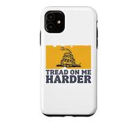 Tread On Me Harder Gadsden Parody Anti Authoritarian Grunge Case for iPhone 11