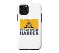 Tread On Me Harder Gadsden Parody Anti Authoritarian Grunge Case for iPhone 11 Pro