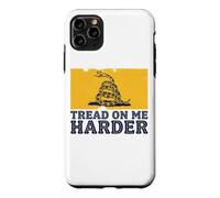 Tread On Me Harder Gadsden Parody Anti Authoritarian Grunge Case for iPhone 11 Pro Max