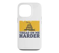 Tread On Me Harder Gadsden Parody Anti Authoritarian Grunge Case for iPhone 13 Pro
