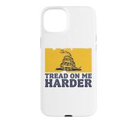 Tread On Me Harder Gadsden Parody Anti Authoritarian Grunge Case for iPhone 15 Plus