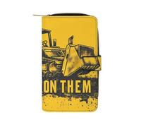 Tread On Them Killdozer Flag Fashion Wallet Credit Card Holder Slim Coin Pocket Purse Handheld Phone Bags for Women Men 8×4.5×1.5 Inches