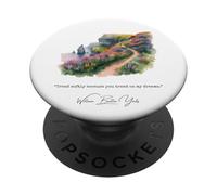 “Tread softly because you tread on my dreams” Ireland Poet PopSockets Adhesive PopGrip